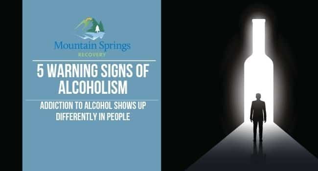 5 Warning Signs of Alcoholism